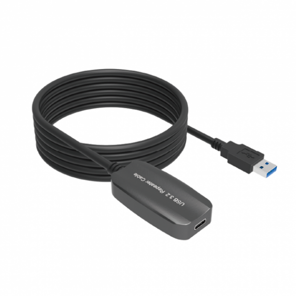 USB 3.2 A (M) to TYPE C (F) Repeater Cable (5M / 10M)